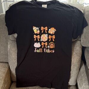 Bay Island Black 'Fall Vibes' Tee